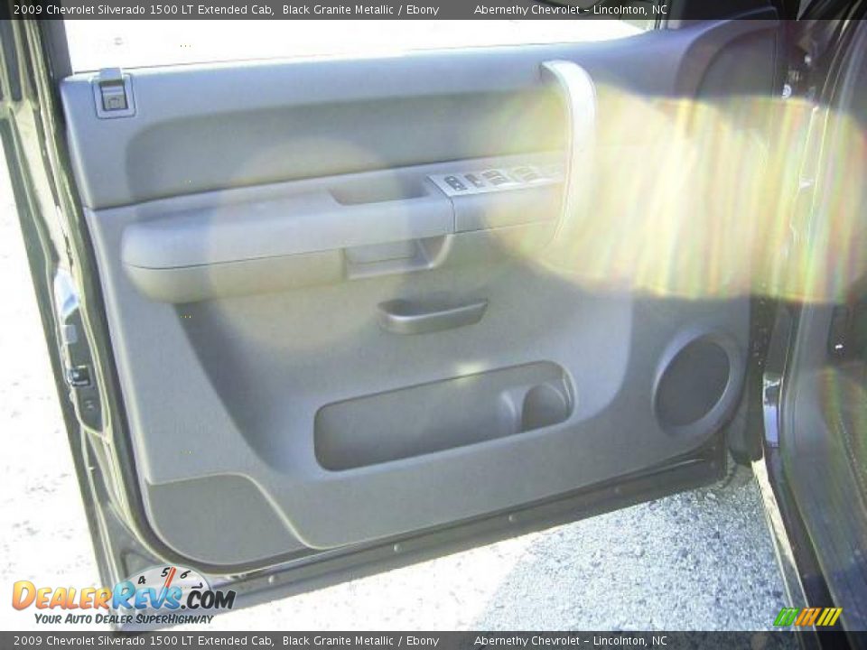 2009 Chevrolet Silverado 1500 LT Extended Cab Black Granite Metallic / Ebony Photo #8