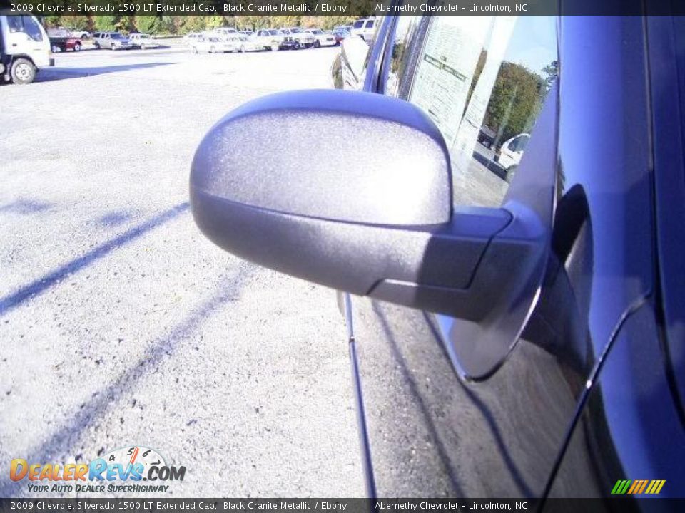 2009 Chevrolet Silverado 1500 LT Extended Cab Black Granite Metallic / Ebony Photo #17