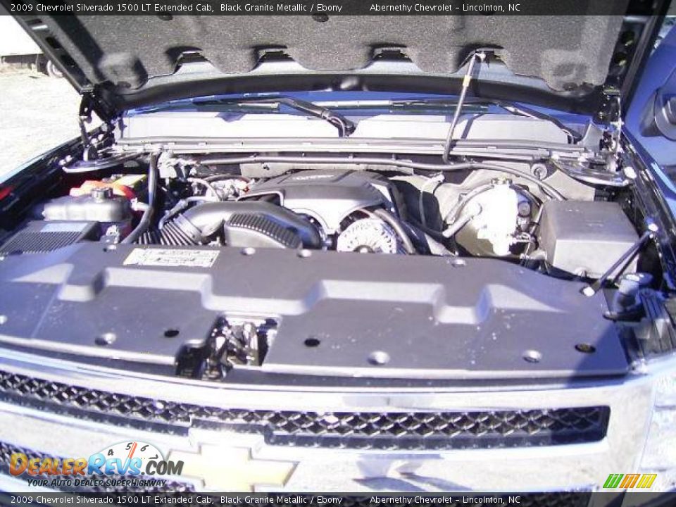 2009 Chevrolet Silverado 1500 LT Extended Cab Black Granite Metallic / Ebony Photo #18