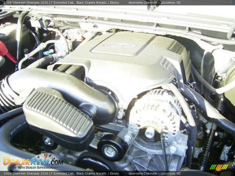 2009 Chevrolet Silverado 1500 LT Extended Cab Black Granite Metallic / Ebony Photo #19