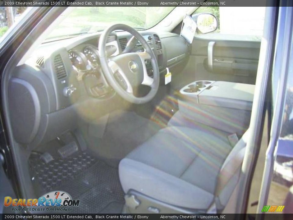 2009 Chevrolet Silverado 1500 LT Extended Cab Black Granite Metallic / Ebony Photo #23