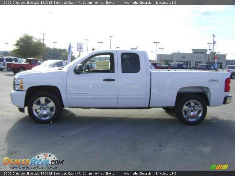 2009 Chevrolet Silverado 1500 LT Extended Cab 4x4 Summit White / Ebony Photo #3