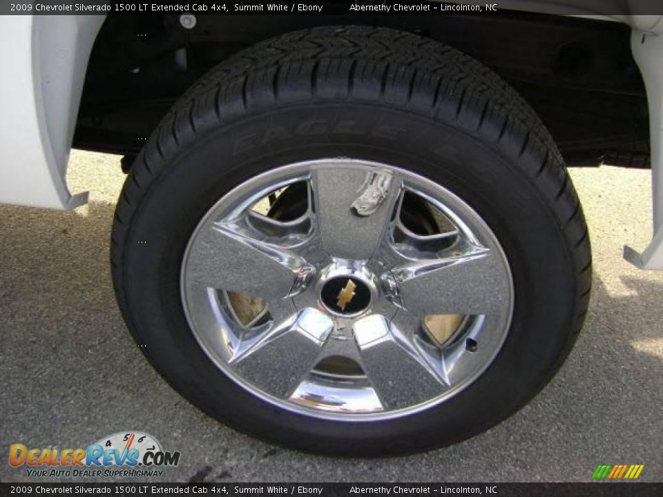 2009 Chevrolet Silverado 1500 LT Extended Cab 4x4 Summit White / Ebony Photo #9