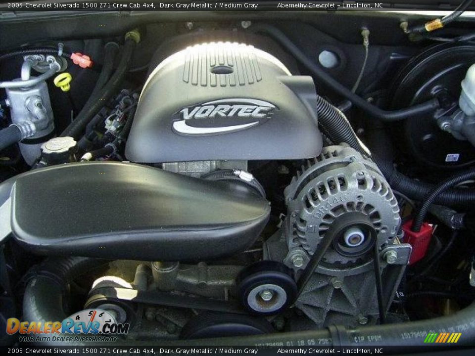 2005 Chevrolet Silverado 1500 Z71 Crew Cab 4x4 Dark Gray Metallic / Medium Gray Photo #17