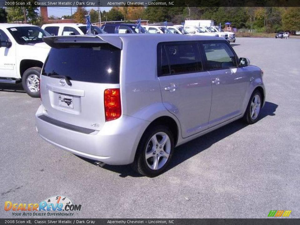 2008 Scion xB Classic Silver Metallic / Dark Gray Photo #4