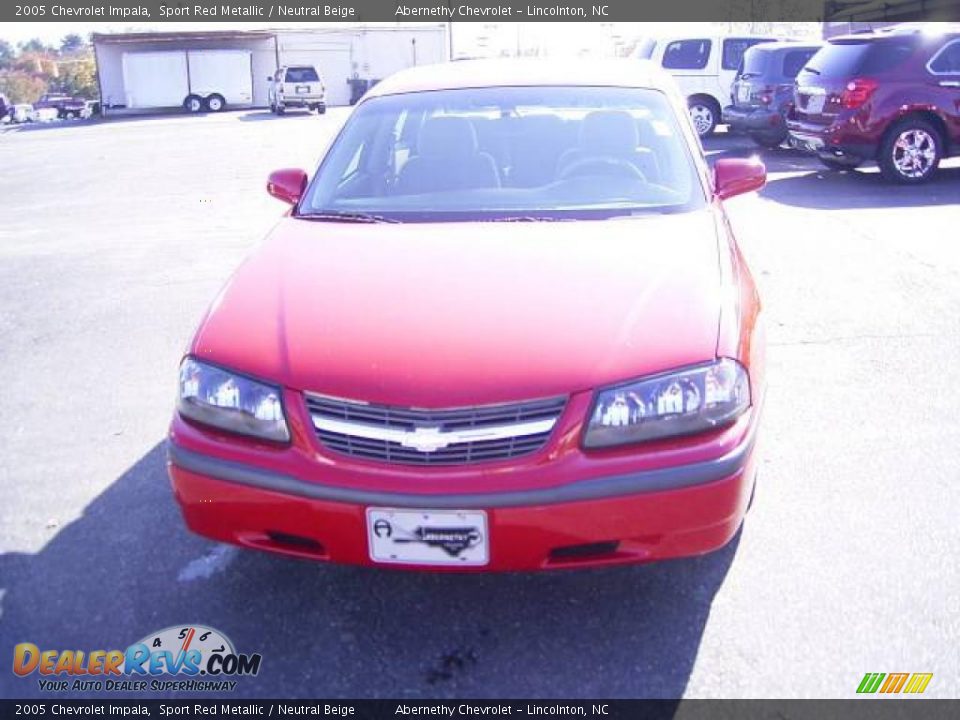 2005 Chevrolet Impala Sport Red Metallic / Neutral Beige Photo #6