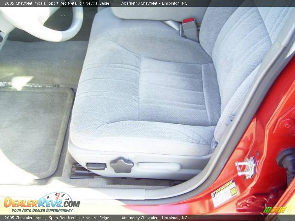 2005 Chevrolet Impala Sport Red Metallic / Neutral Beige Photo #8