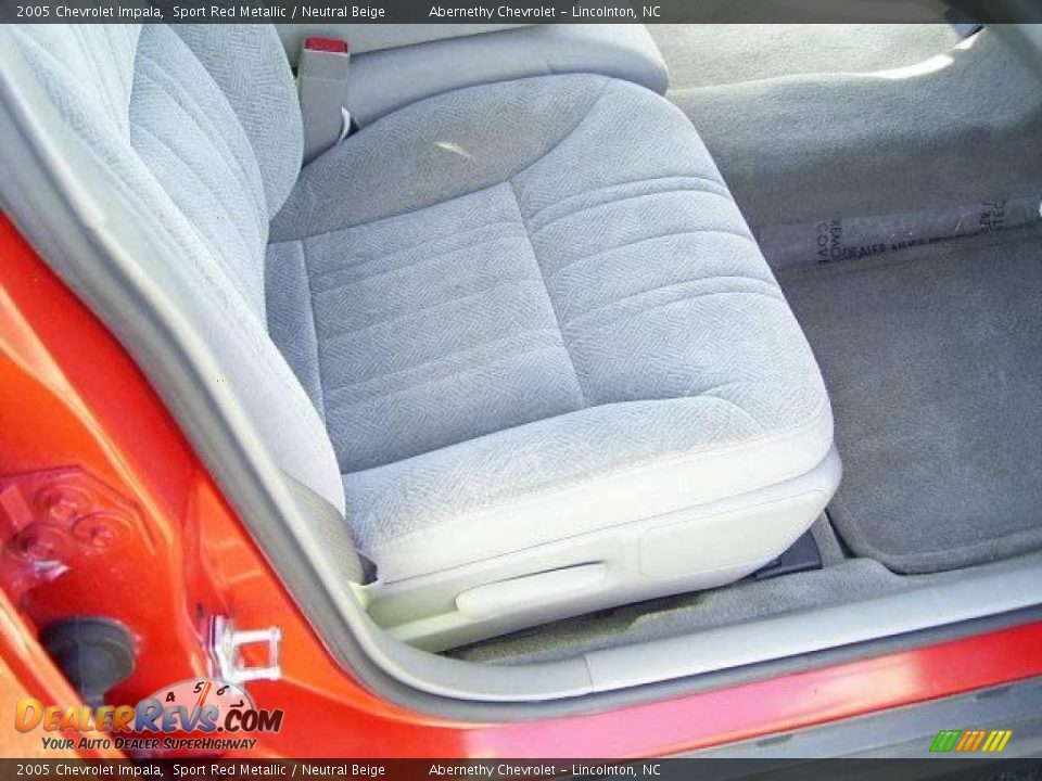 2005 Chevrolet Impala Sport Red Metallic / Neutral Beige Photo #14