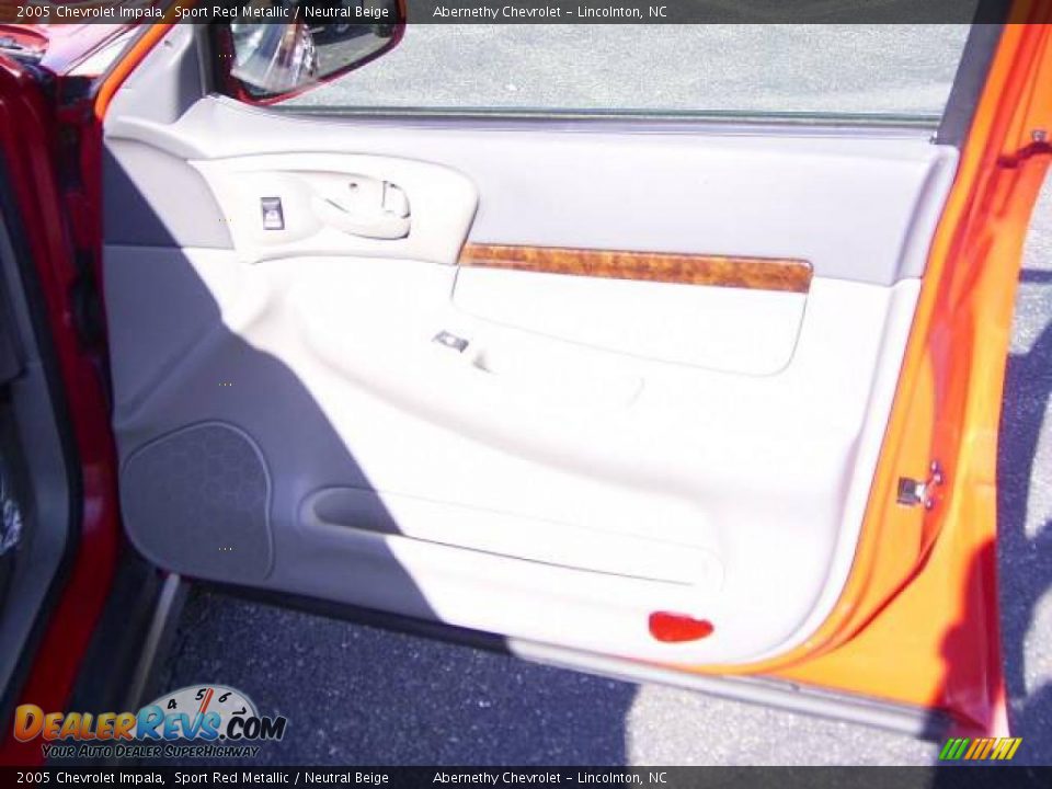 2005 Chevrolet Impala Sport Red Metallic / Neutral Beige Photo #16