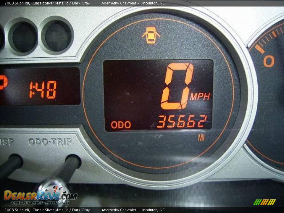 2008 Scion xB Classic Silver Metallic / Dark Gray Photo #24