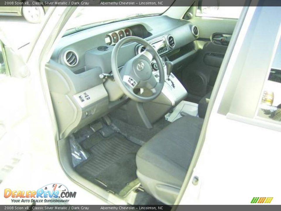 2008 Scion xB Classic Silver Metallic / Dark Gray Photo #25