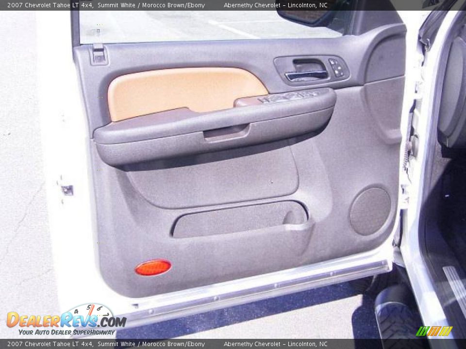 2007 Chevrolet Tahoe LT 4x4 Summit White / Morocco Brown/Ebony Photo #7