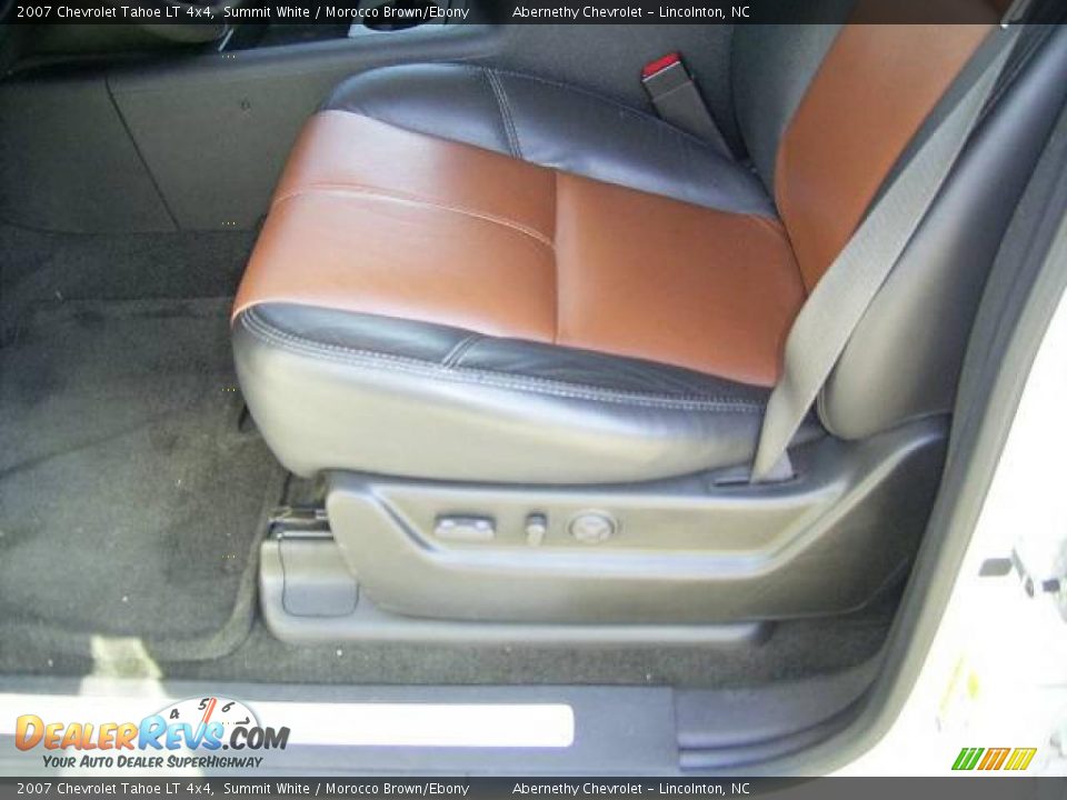 2007 Chevrolet Tahoe LT 4x4 Summit White / Morocco Brown/Ebony Photo #8