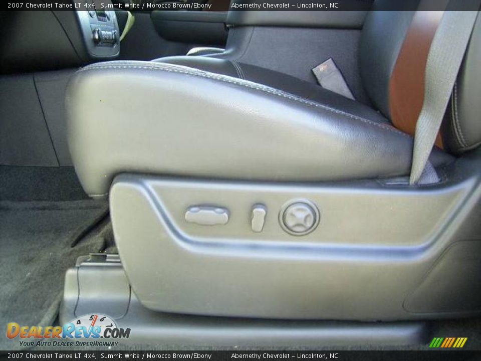 2007 Chevrolet Tahoe LT 4x4 Summit White / Morocco Brown/Ebony Photo #9