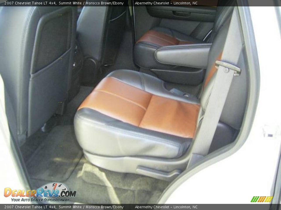 2007 Chevrolet Tahoe LT 4x4 Summit White / Morocco Brown/Ebony Photo #11