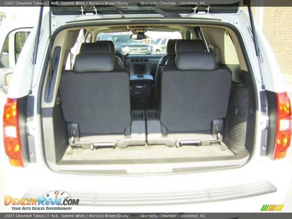 2007 Chevrolet Tahoe LT 4x4 Summit White / Morocco Brown/Ebony Photo #12