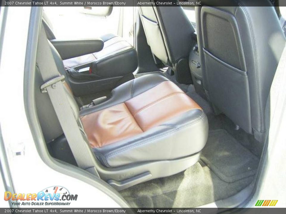 2007 Chevrolet Tahoe LT 4x4 Summit White / Morocco Brown/Ebony Photo #13