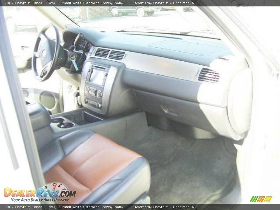 2007 Chevrolet Tahoe LT 4x4 Summit White / Morocco Brown/Ebony Photo #15