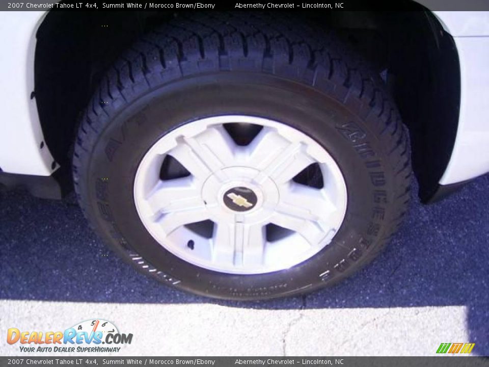 2007 Chevrolet Tahoe LT 4x4 Summit White / Morocco Brown/Ebony Photo #17