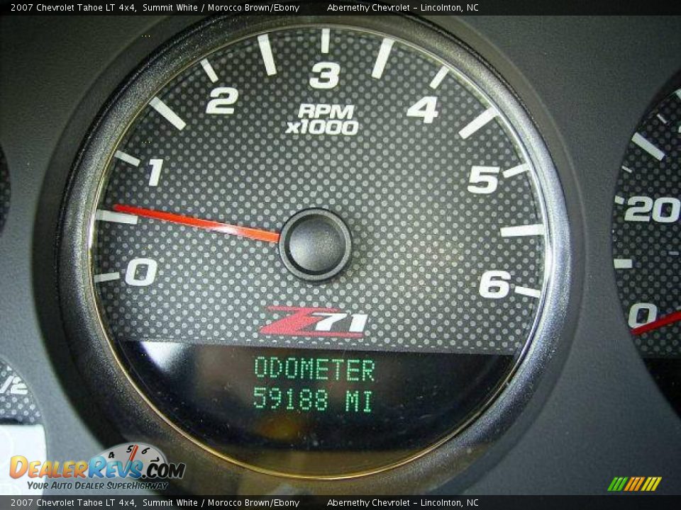 2007 Chevrolet Tahoe LT 4x4 Summit White / Morocco Brown/Ebony Photo #24