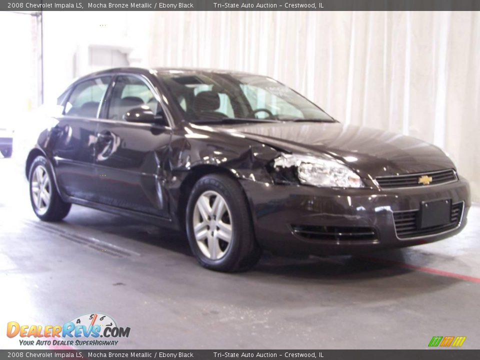 2008 Chevrolet Impala LS Mocha Bronze Metallic / Ebony Black Photo #1