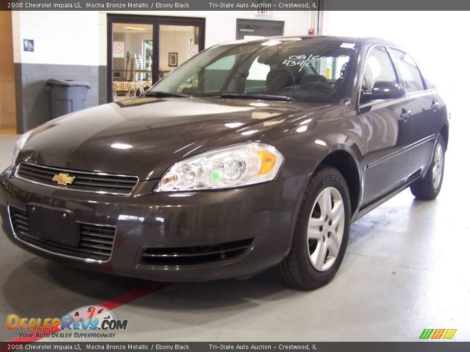 2008 Chevrolet Impala LS Mocha Bronze Metallic / Ebony Black Photo #4