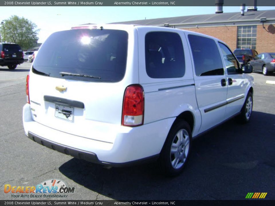 2008 Chevrolet Uplander LS Summit White / Medium Gray Photo #2