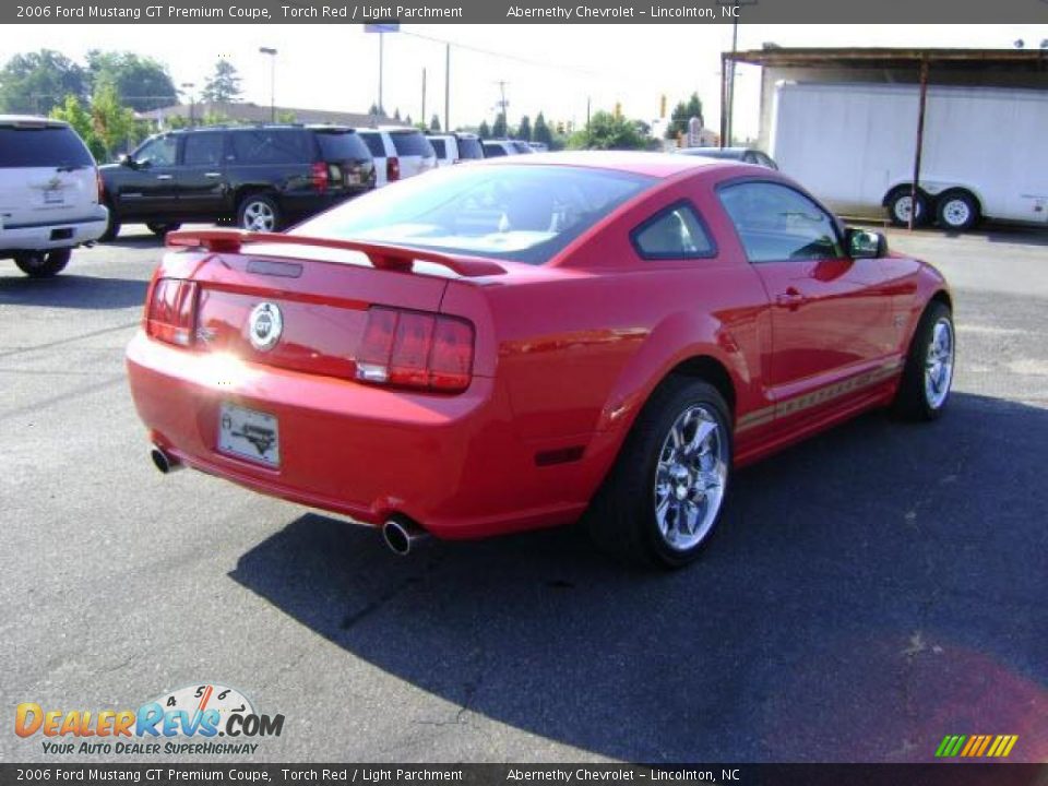 2006 Ford Mustang GT Premium Coupe Torch Red / Light Parchment Photo #2