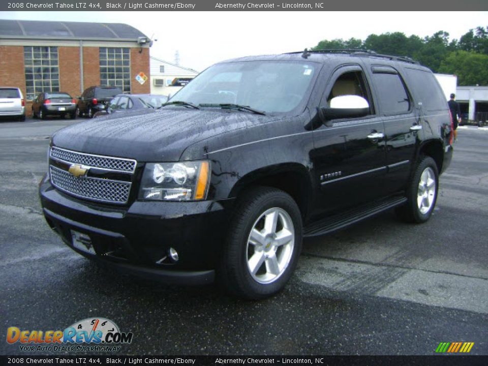 2008 Chevrolet Tahoe LTZ 4x4 Black / Light Cashmere/Ebony Photo #1