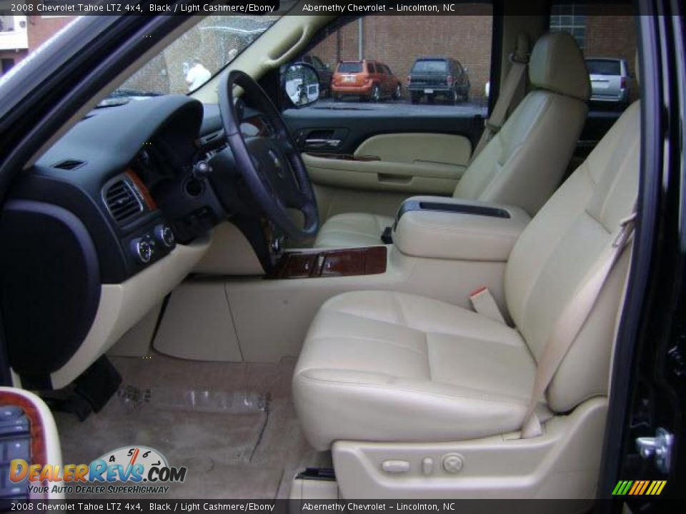 2008 Chevrolet Tahoe LTZ 4x4 Black / Light Cashmere/Ebony Photo #4