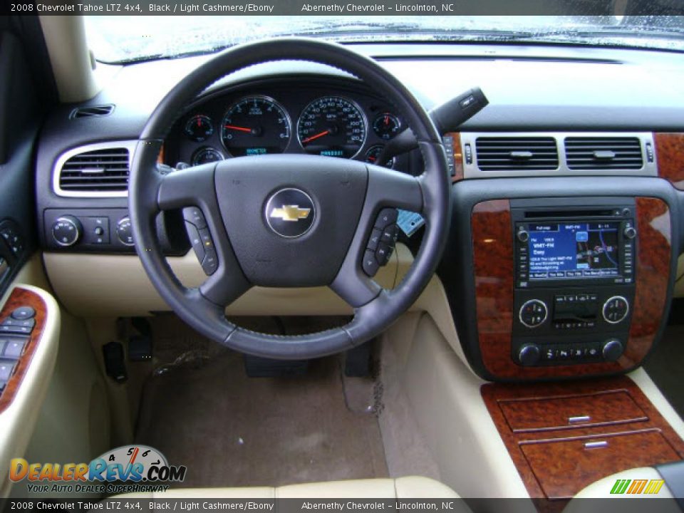 2008 Chevrolet Tahoe LTZ 4x4 Black / Light Cashmere/Ebony Photo #6