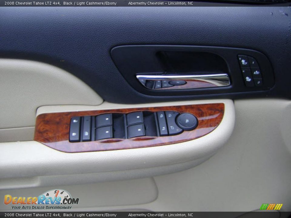 2008 Chevrolet Tahoe LTZ 4x4 Black / Light Cashmere/Ebony Photo #8