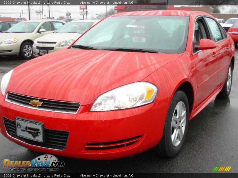 2009 Chevrolet Impala LS Victory Red / Gray Photo #1