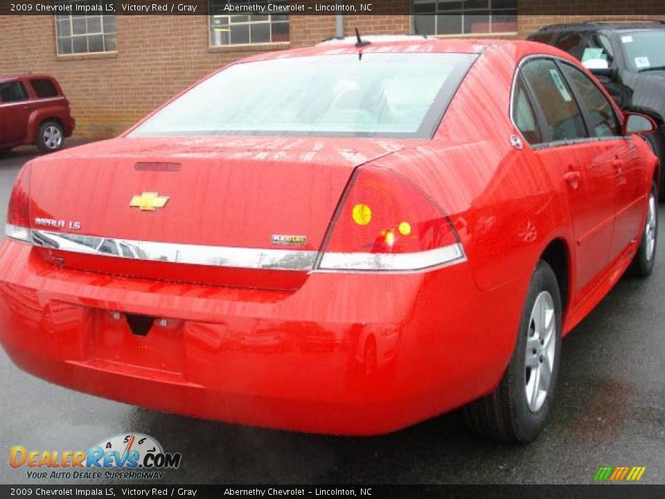 2009 Chevrolet Impala LS Victory Red / Gray Photo #2