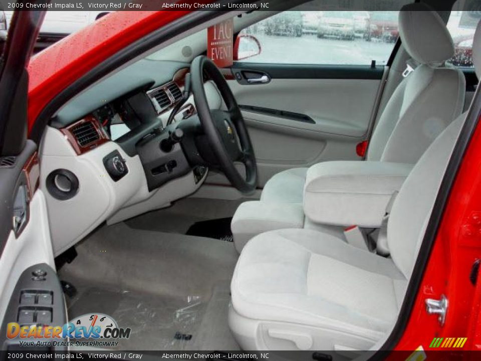 2009 Chevrolet Impala LS Victory Red / Gray Photo #4