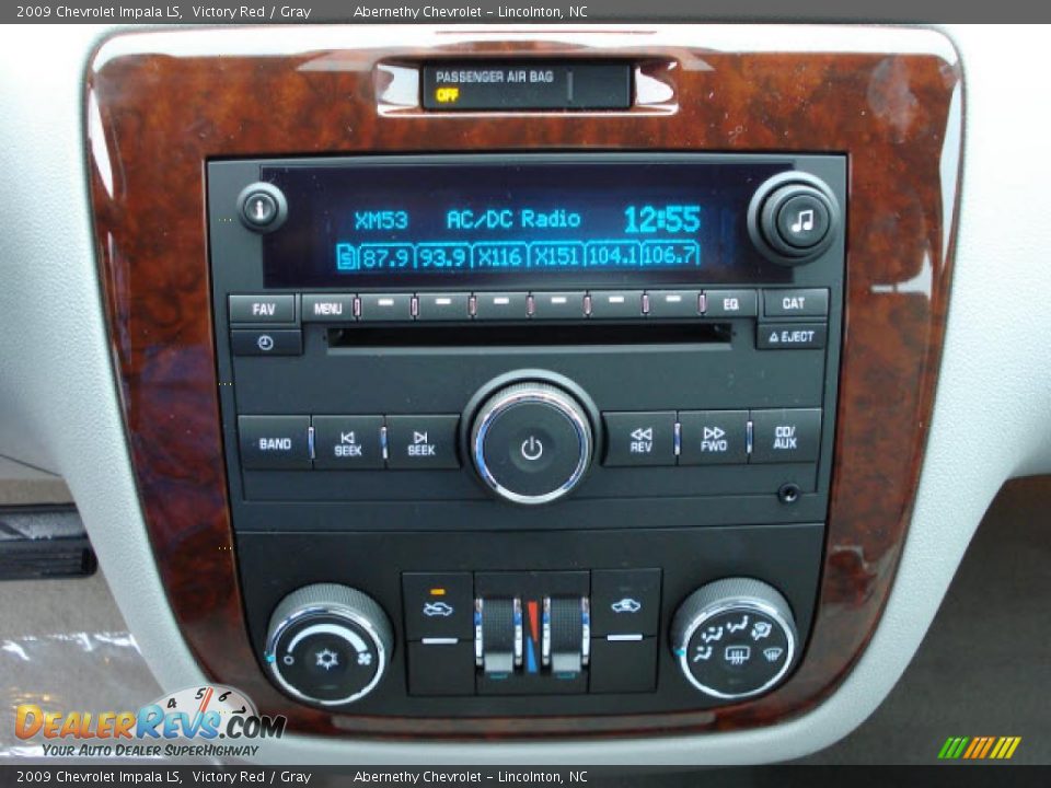 2009 Chevrolet Impala LS Victory Red / Gray Photo #7