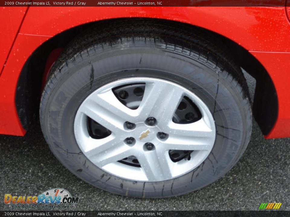 2009 Chevrolet Impala LS Victory Red / Gray Photo #9