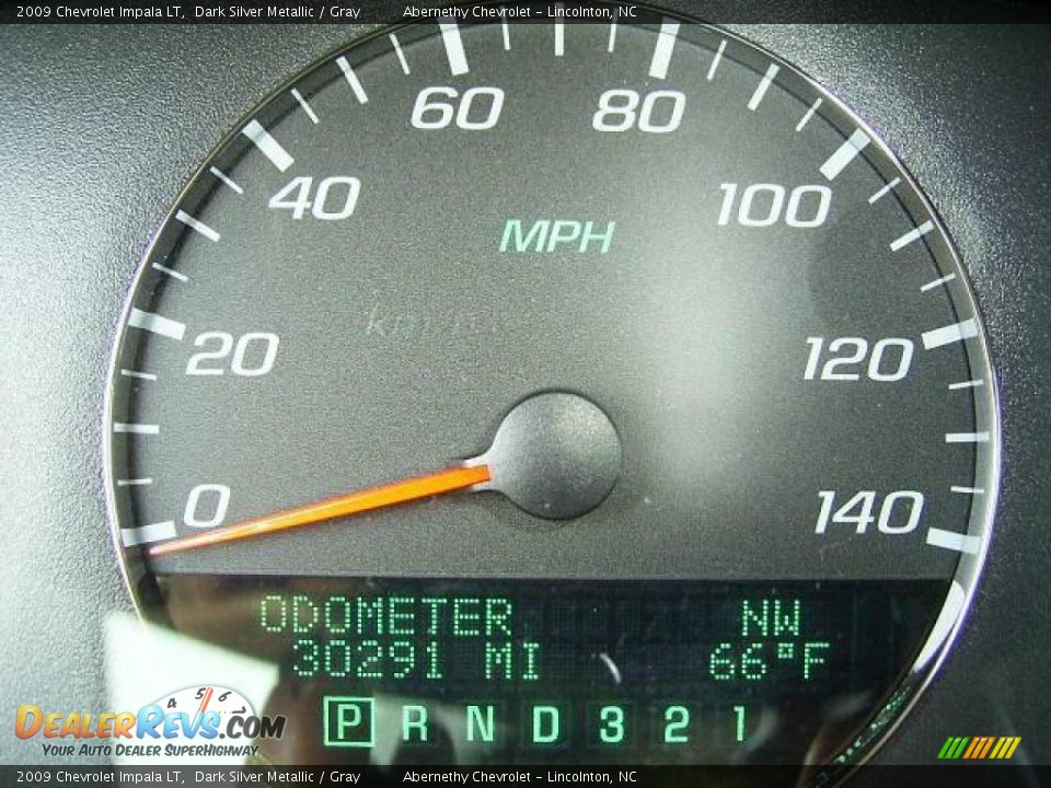 2009 Chevrolet Impala LT Dark Silver Metallic / Gray Photo #25