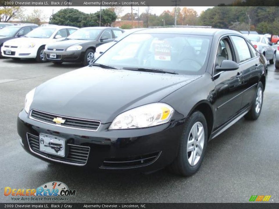 2009 Chevrolet Impala LS Black / Gray Photo #1
