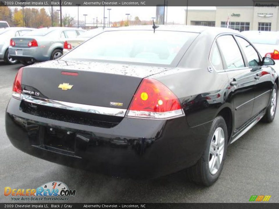 2009 Chevrolet Impala LS Black / Gray Photo #2