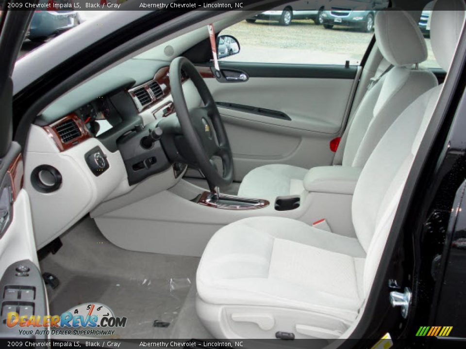 2009 Chevrolet Impala LS Black / Gray Photo #4