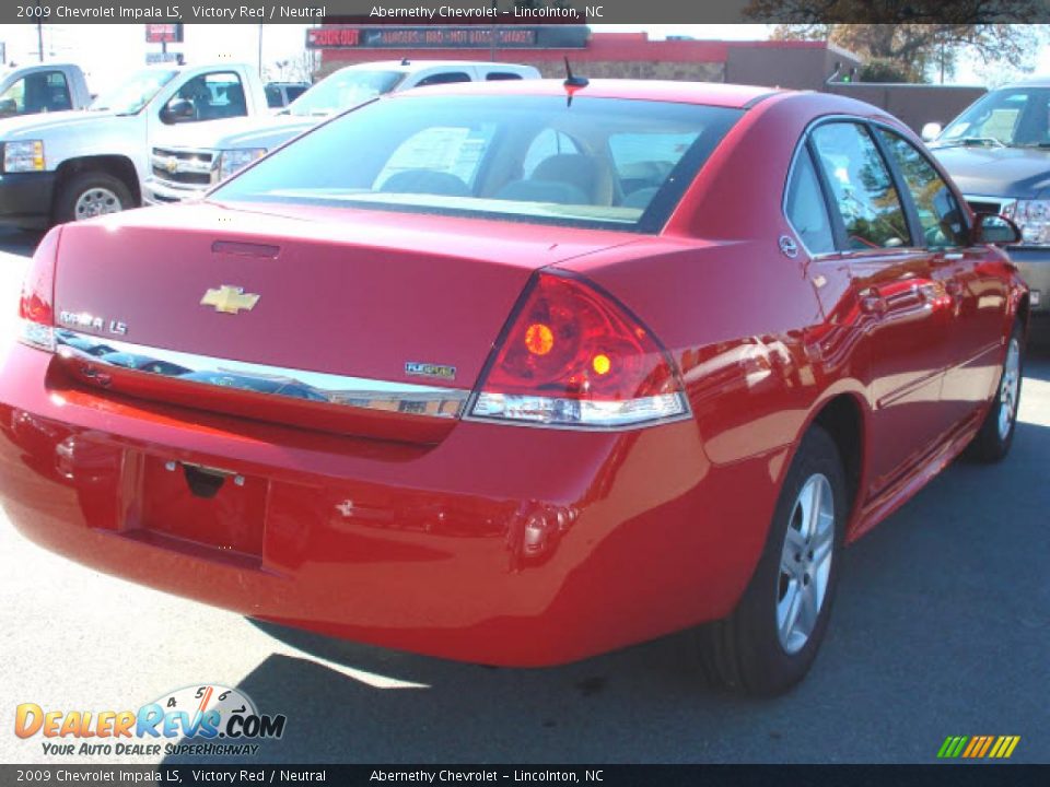 2009 Chevrolet Impala LS Victory Red / Neutral Photo #2