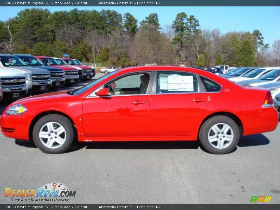 2009 Chevrolet Impala LS Victory Red / Neutral Photo #3