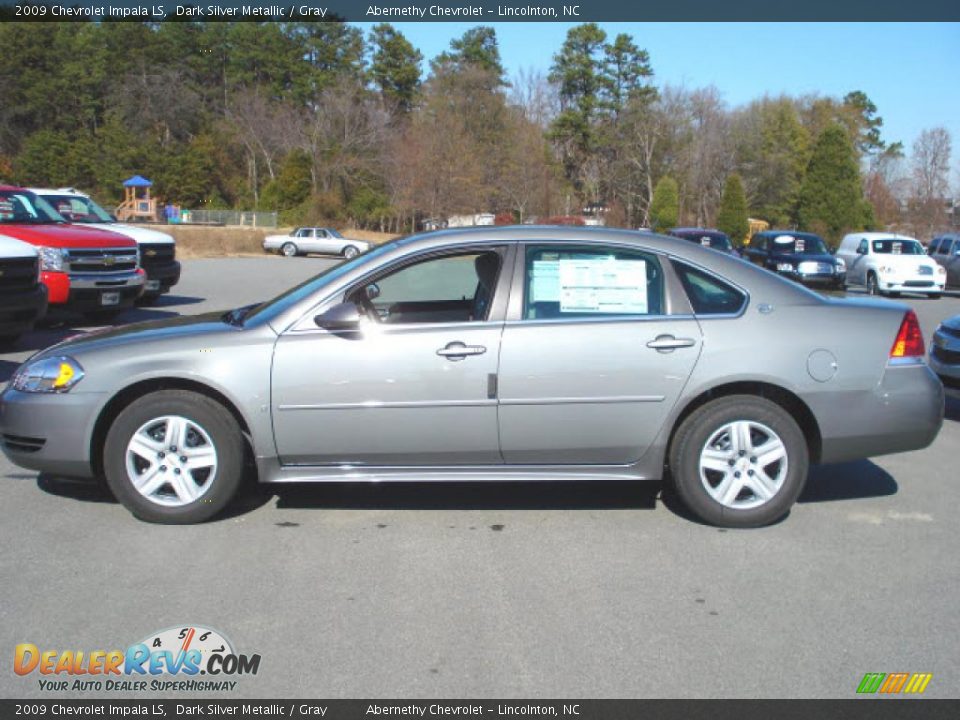 2009 Chevrolet Impala LS Dark Silver Metallic / Gray Photo #3