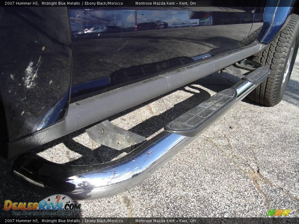 2007 Hummer H3 Midnight Blue Metallic / Ebony Black/Morocco Photo #11