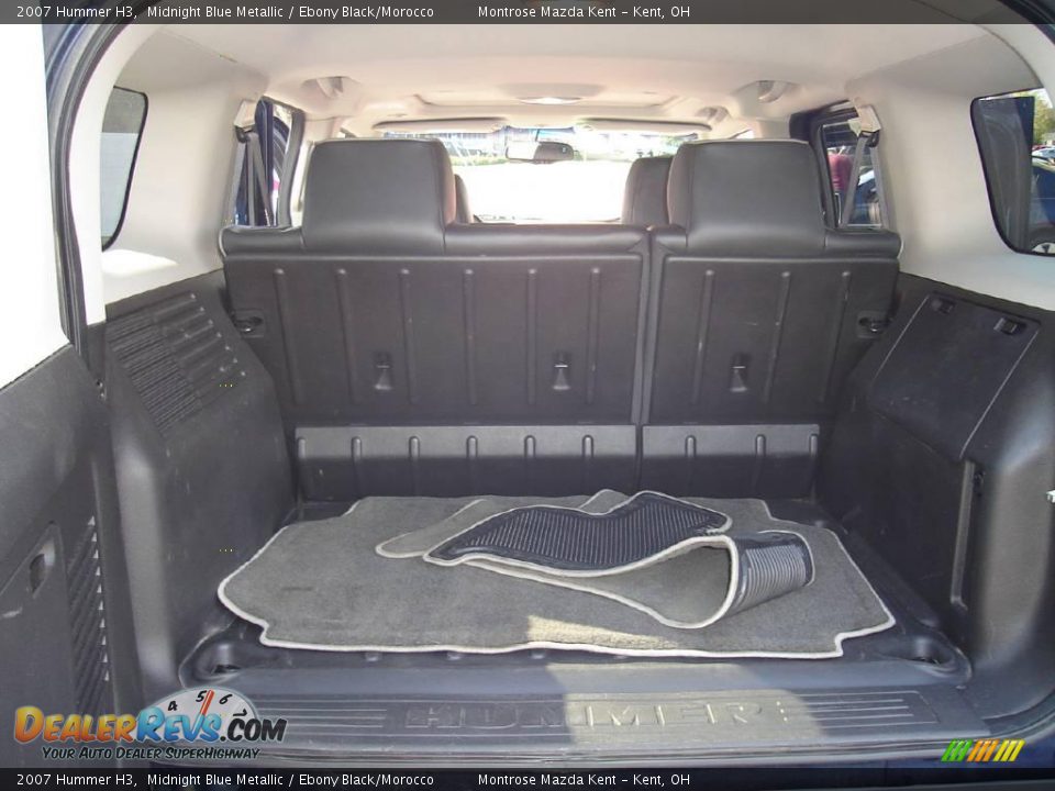 2007 Hummer H3 Midnight Blue Metallic / Ebony Black/Morocco Photo #18