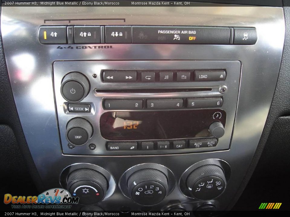 2007 Hummer H3 Midnight Blue Metallic / Ebony Black/Morocco Photo #30