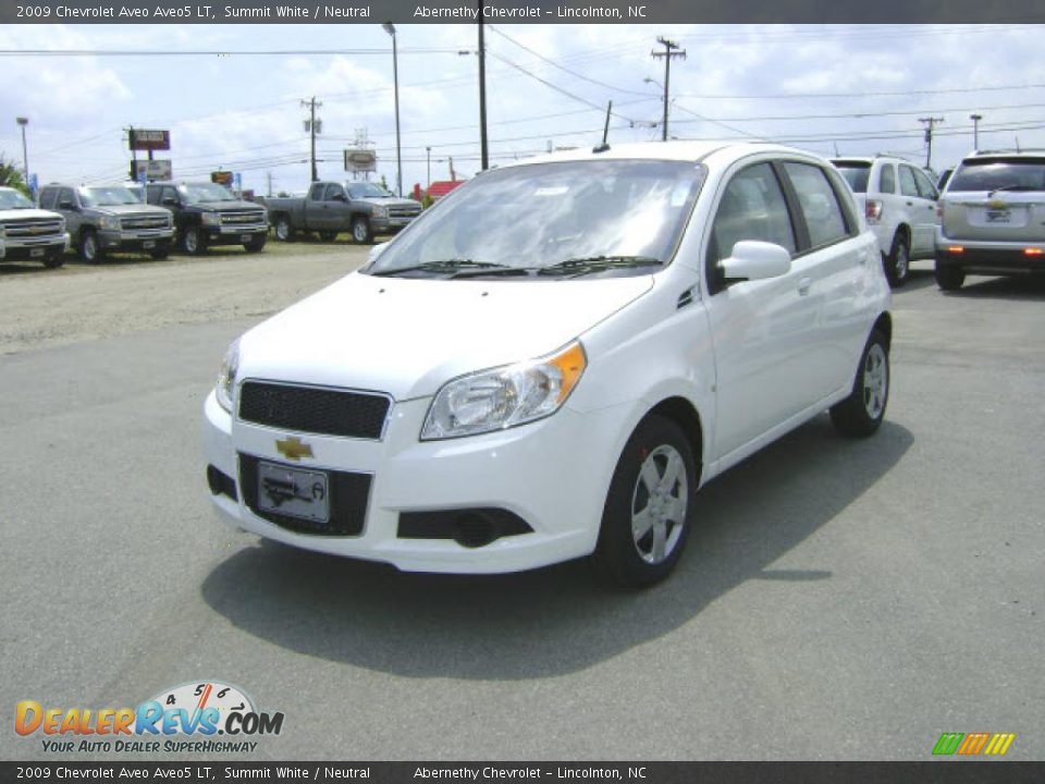 2009 Chevrolet Aveo Aveo5 LT Summit White / Neutral Photo #1