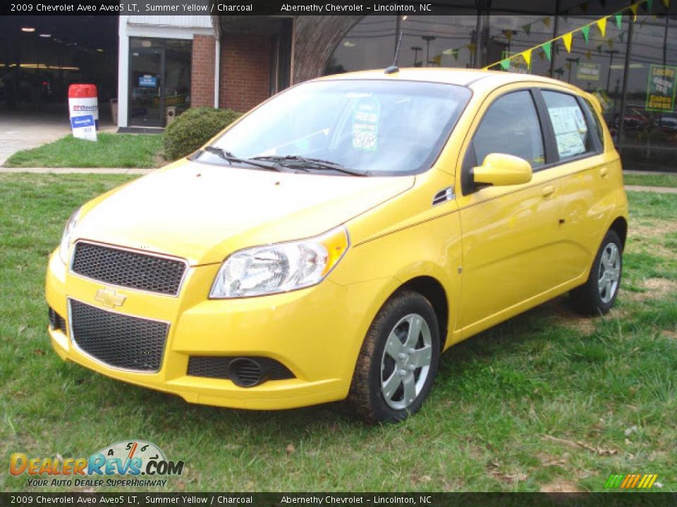 2009 Chevrolet Aveo Aveo5 LT Summer Yellow / Charcoal Photo #1