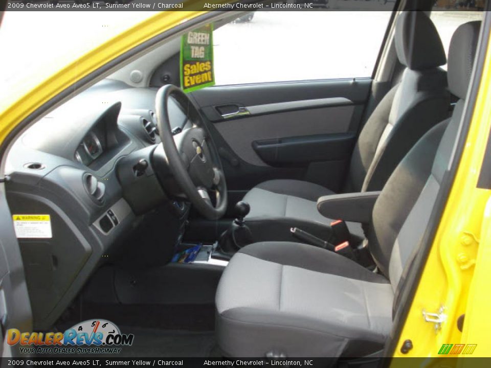 2009 Chevrolet Aveo Aveo5 LT Summer Yellow / Charcoal Photo #4